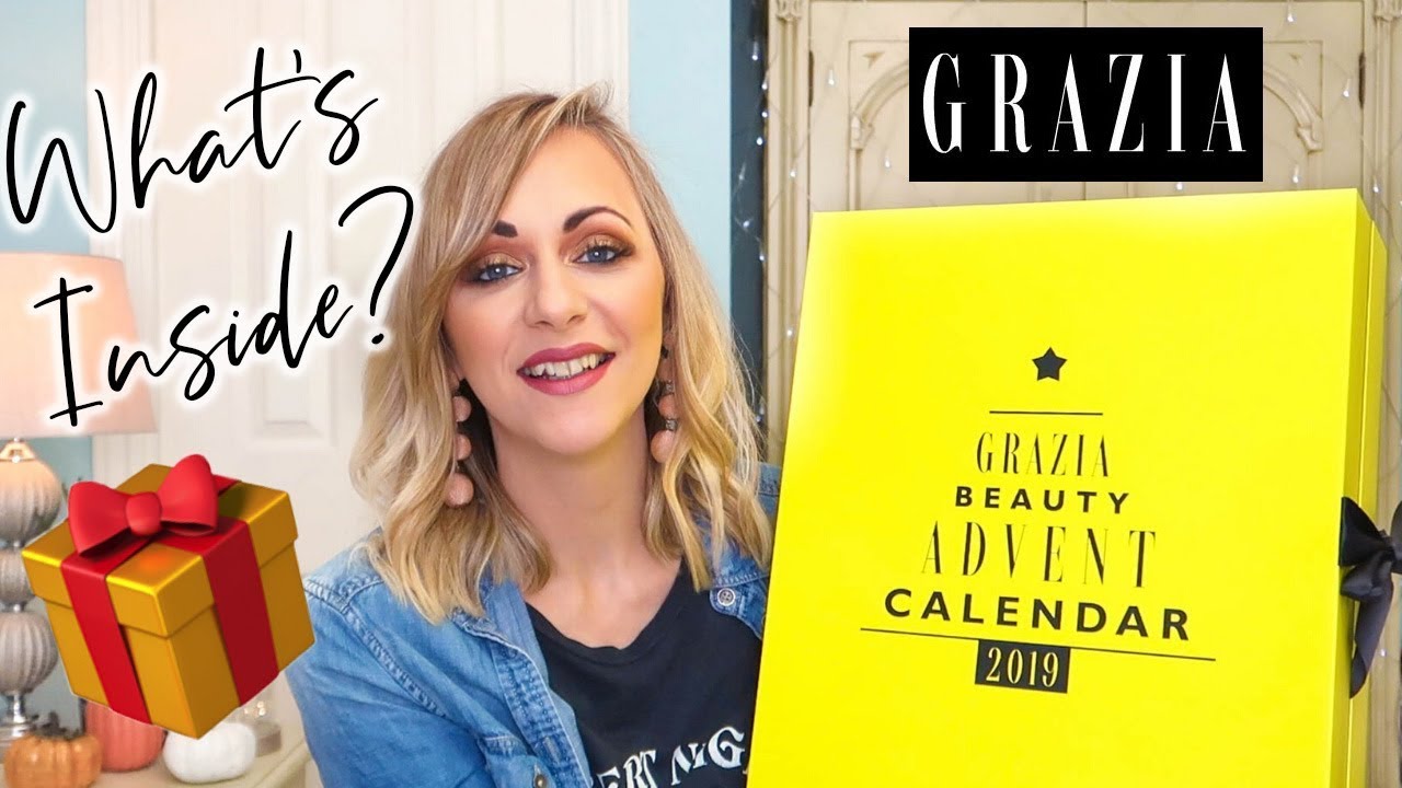 GRAZIA ADVENT CALENDAR 2019 UNBOXING - WHAT'S INSIDE? LADY WRITES