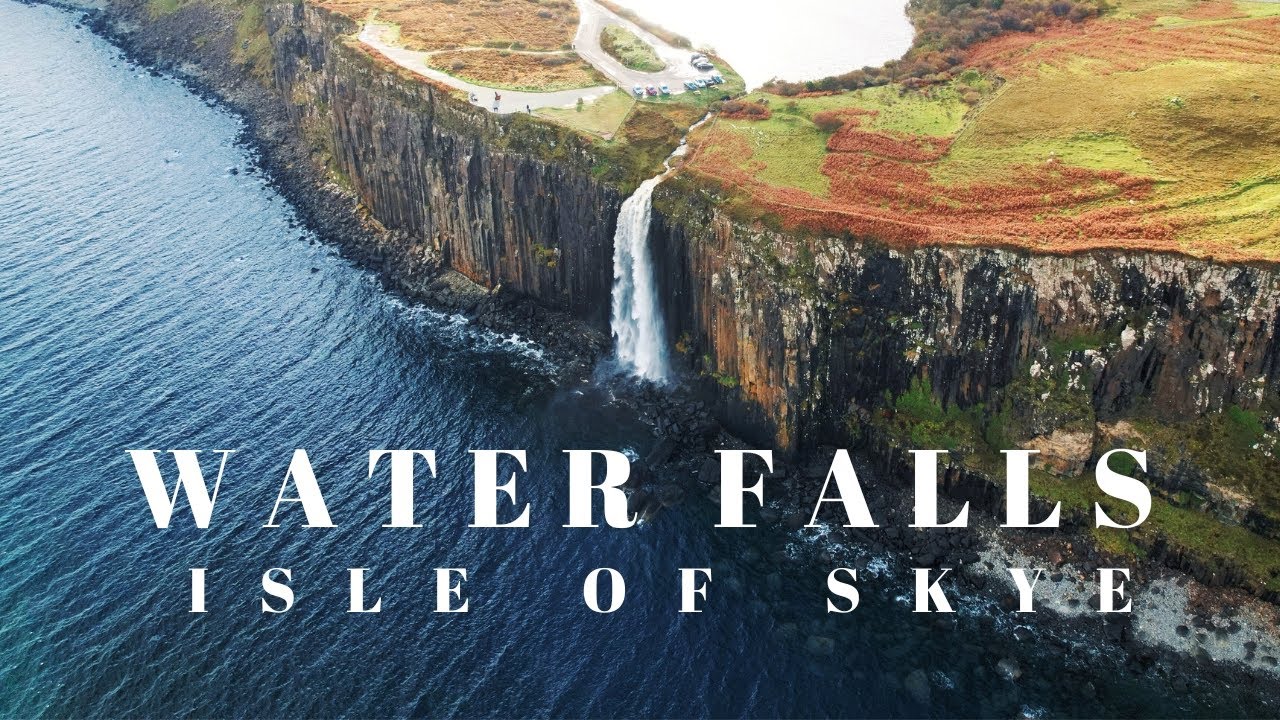 EPIC WATERFALLS DRONE FOOTAGE FROM ISLE OF SKYE SCOTLAND [4K]