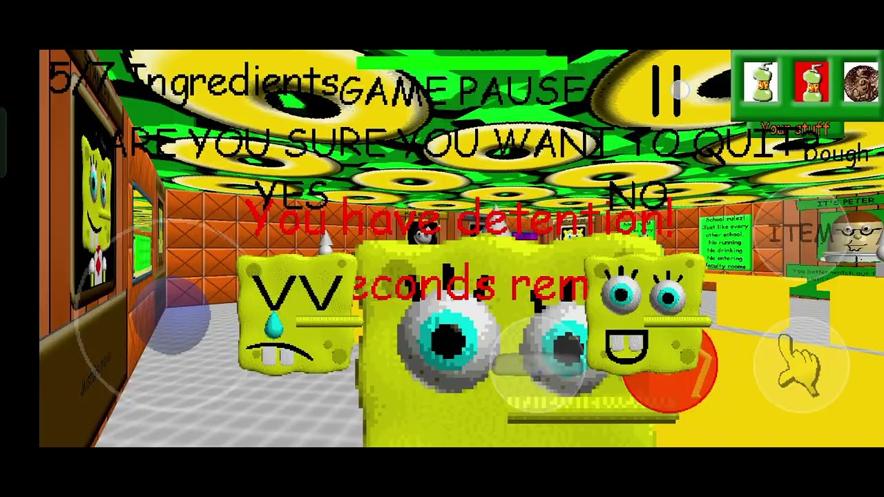 Sponge Basics (The Remake) - Baldi's Basics Mod