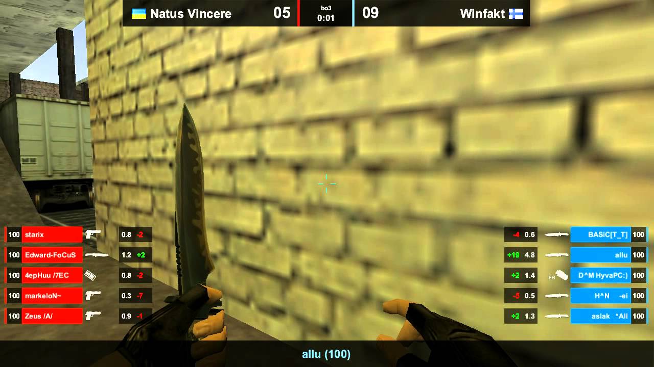 Na`Vi vs. Winfakt @ train