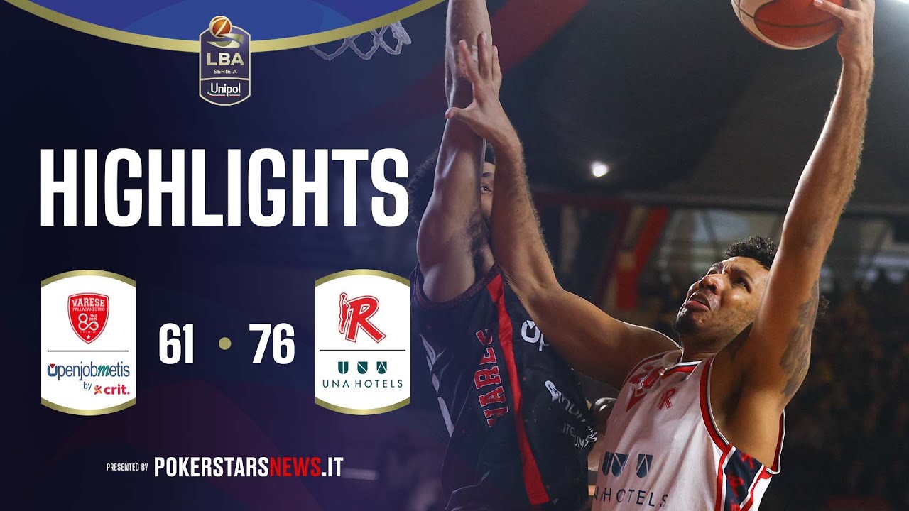 Openjobmetis Varese - UNA Hotels Reggio Emilia | PokerstarsNews Highlights Serie A Unipol 2025/2026