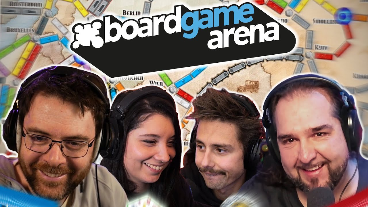 DES JEUX DE SOCIÉTÉ ! - Board Game Arena ft. Seb, Pressea & Shisheyu ! (Best-of Twitch)