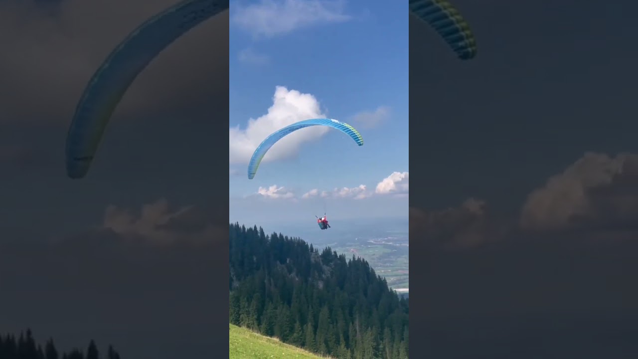 Tandem Paragliding Brauneck in Lenggries - Oststartplatz Garland #paragliding #mountains #travel