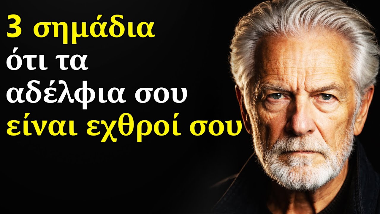3 Σημάδια ότι τα αδέλφια σου είναι Εχθροί σου | Στωικισμός