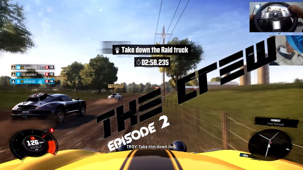 Ayo Main (Let's Play) The Crew indonesia ep 2 kisah 2 noob G27 Wheel Pedal Cam