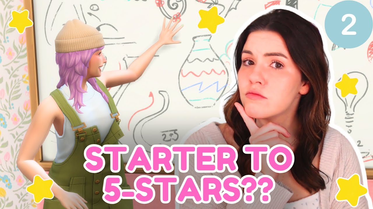 Starter to 5-Stars?! Is the Pottery Shop Actually Working?? ⭐ Ep 2 | Sims 4 Businesses & Hobbies