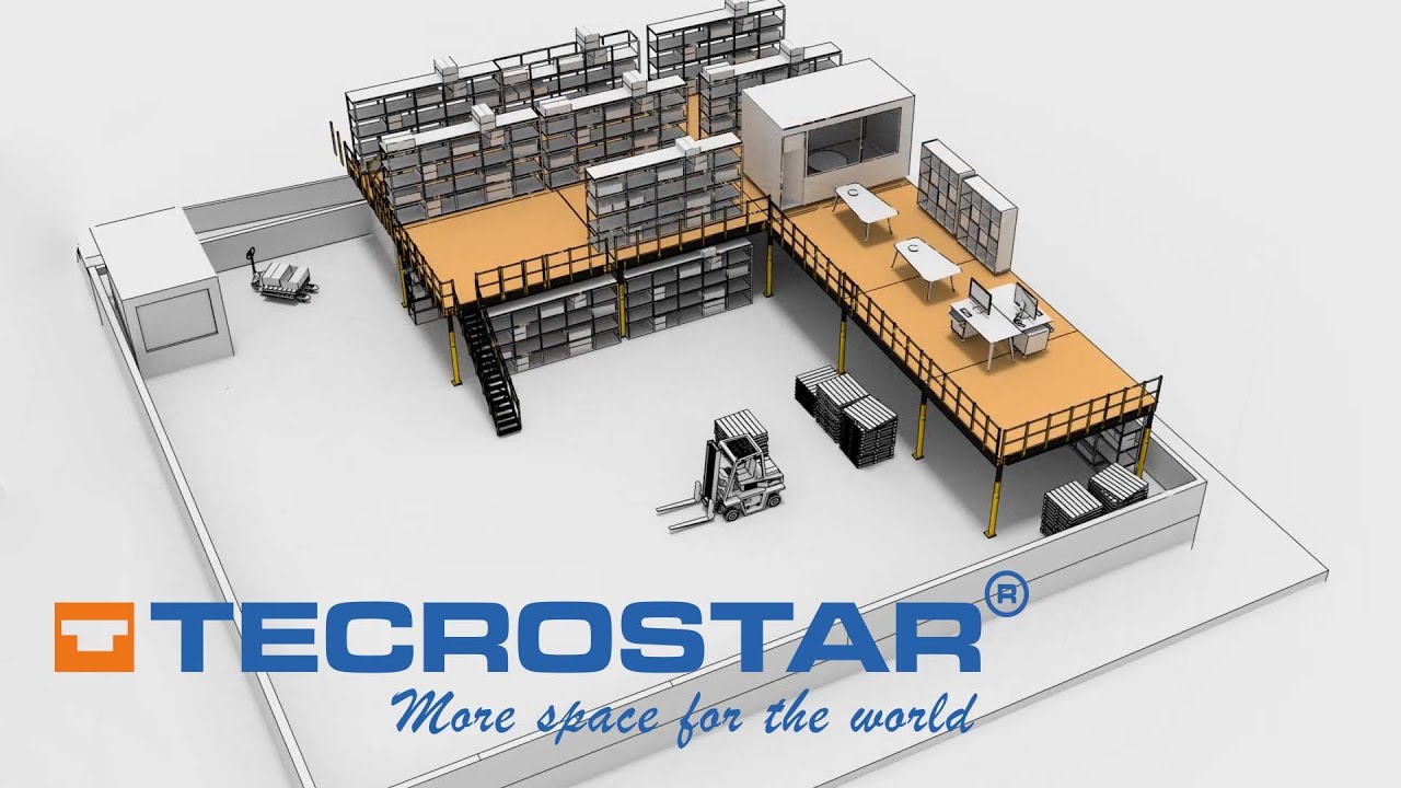 Entreplanta industrial en Kit XL - Tecrostar