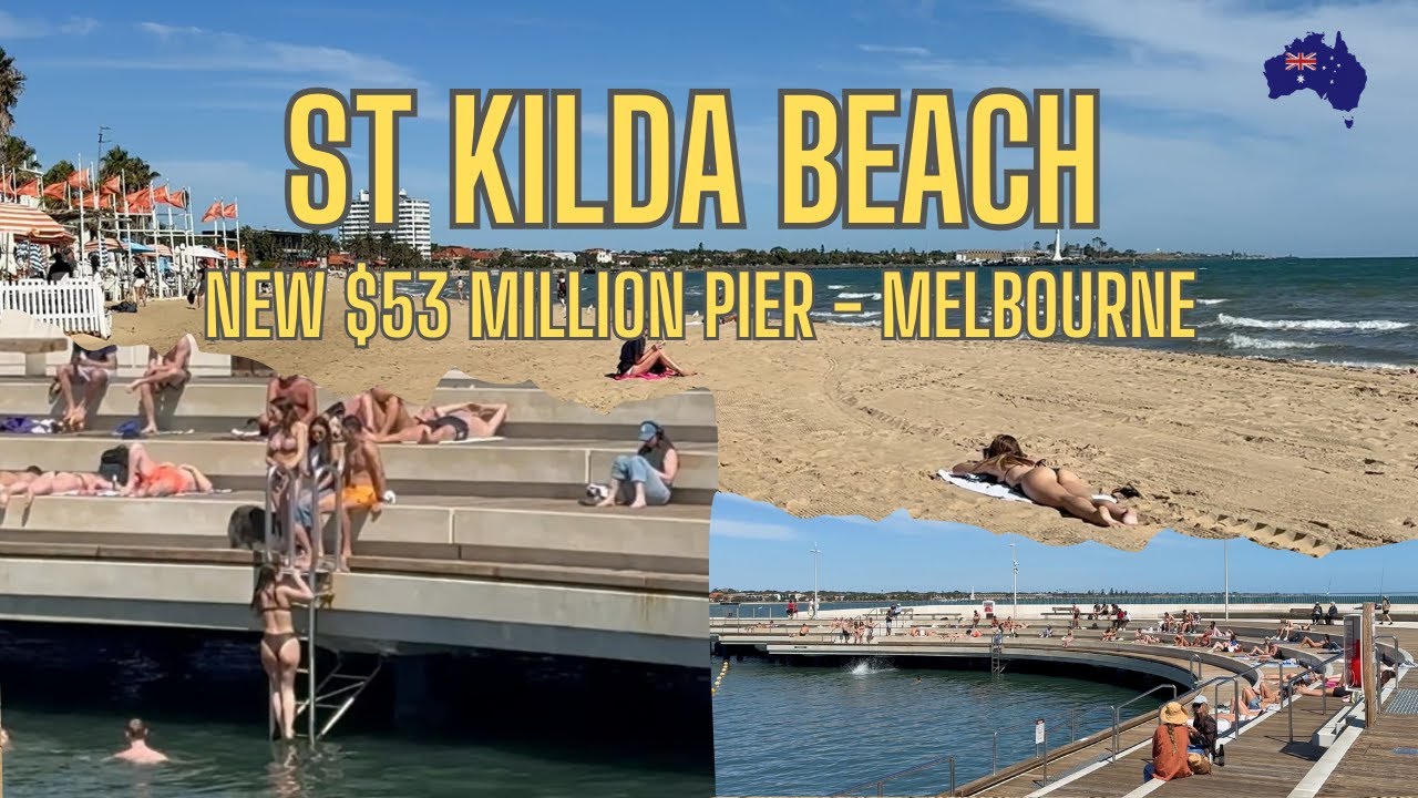 Discover St Kilda Beach & the New $53 Million Pier | St Kilda Beach Walking Tour