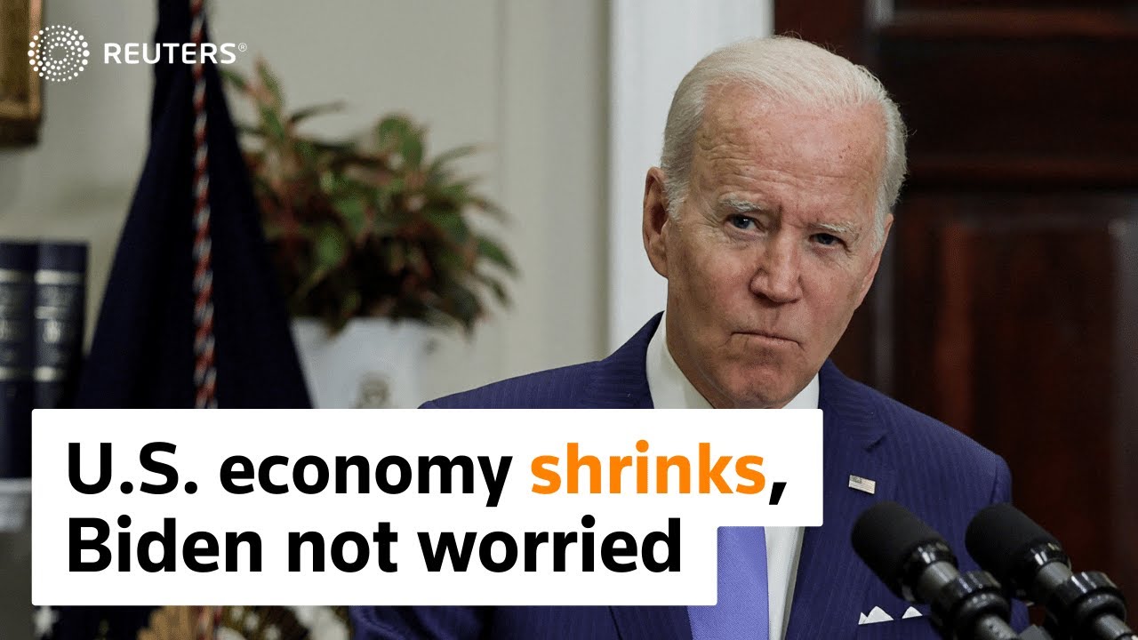 U.S. economy shrinks in first-quarter; Biden 'not concerned'