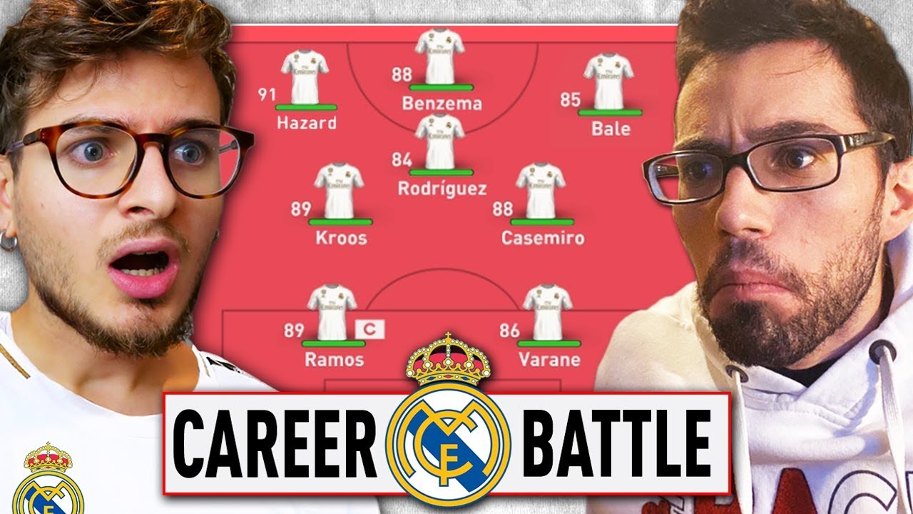 ⚔️ 1 VS 1 CAREER BATTLE CHALLENGE ZW VS GIUSE360 con il REAL MADRID!