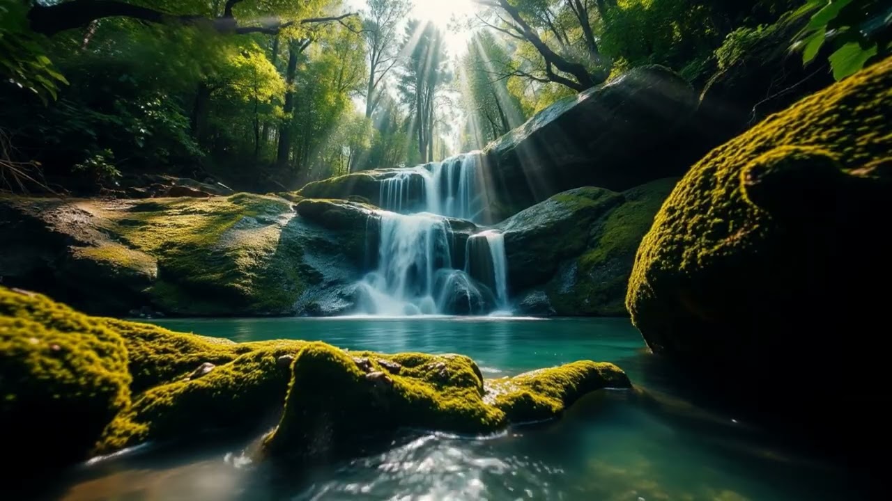 Relaxing Waterfall Sounds for Deep Sleep | Nature White Noise