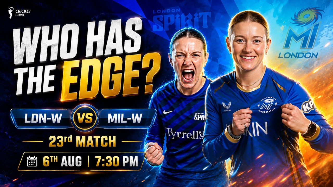 THWC 2026: LDN-W vs MIL-W Prediction | 23rd Match | Playing XI & Pitch Report