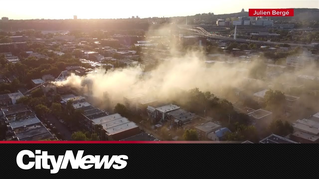 Fire in Montreal's Sud-Ouest leaves 10 families without homes