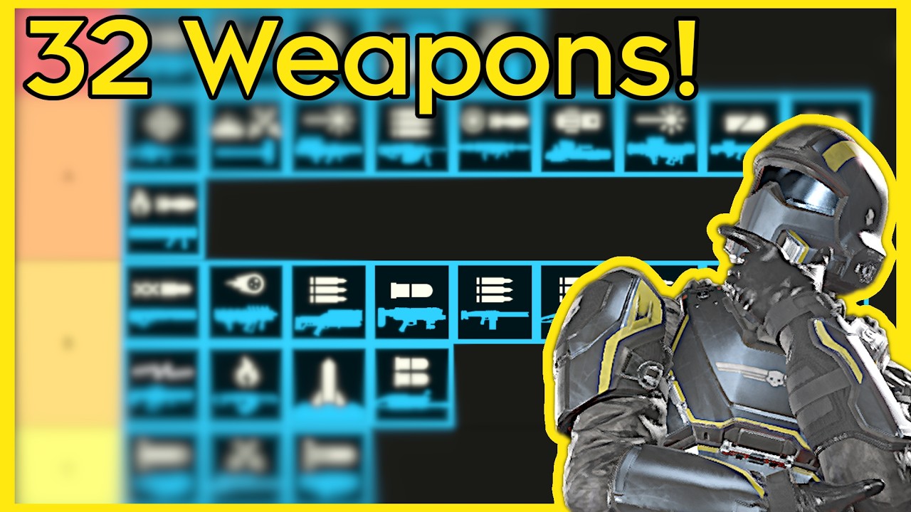 Ranking Every Support Weapon in Helldivers 2 (Again)
