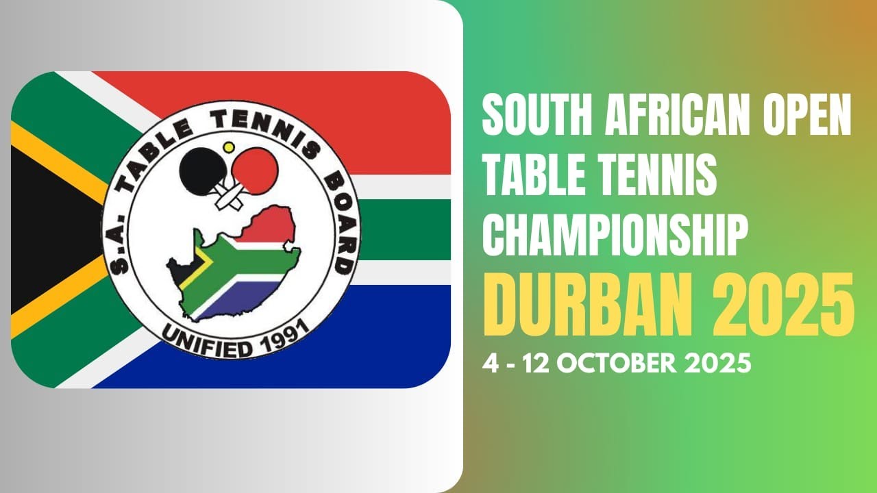 South African Table Tennis Open 2025 | Durban  - Day 3 ( 06 October )