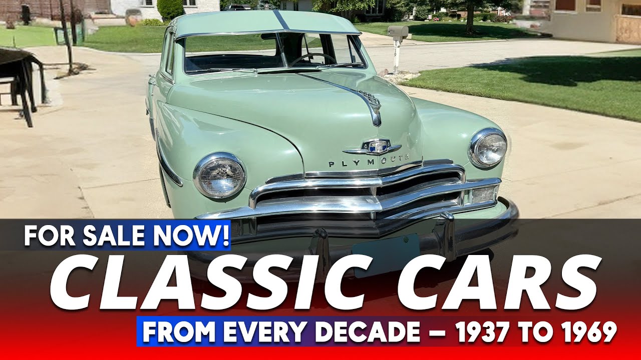 Продавайте срочно! Винтажные автомобили всех десятилетий — с 1937 по 1969 год