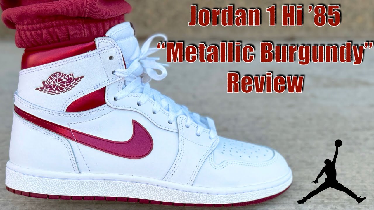 Air Jordan 1 Hi '85 Metallic Burgundy Review - PERFECTION