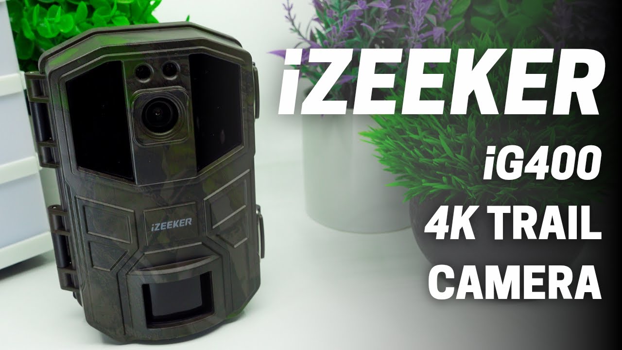 iZEEKER iG400 4K Trail Camera - Full Review | Setup | Samples - 4K For $55?