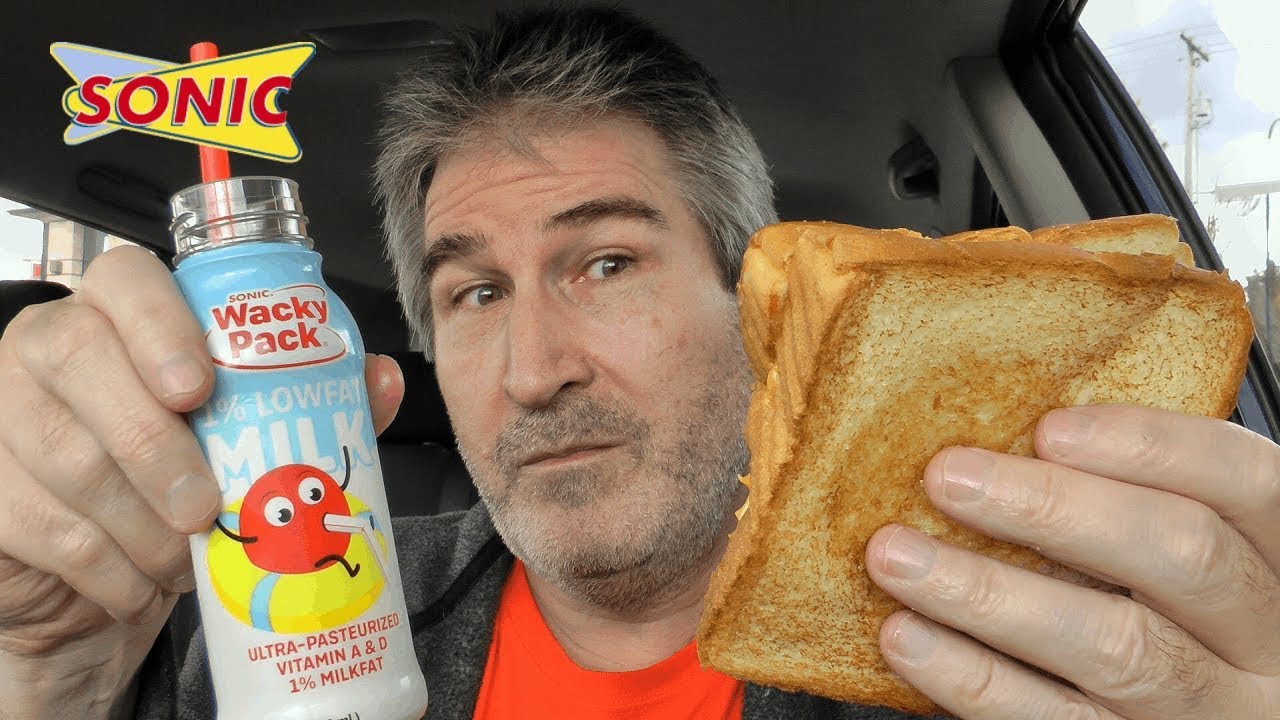 I'M CRANKY AGAIN! Sonic Grilled Cheese Wacky Pack Kids Meal REVIEW