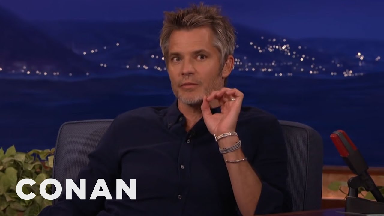 Timothy Olyphant's Secret For Being Happy No Matter Where You Are | CONAN on TBS