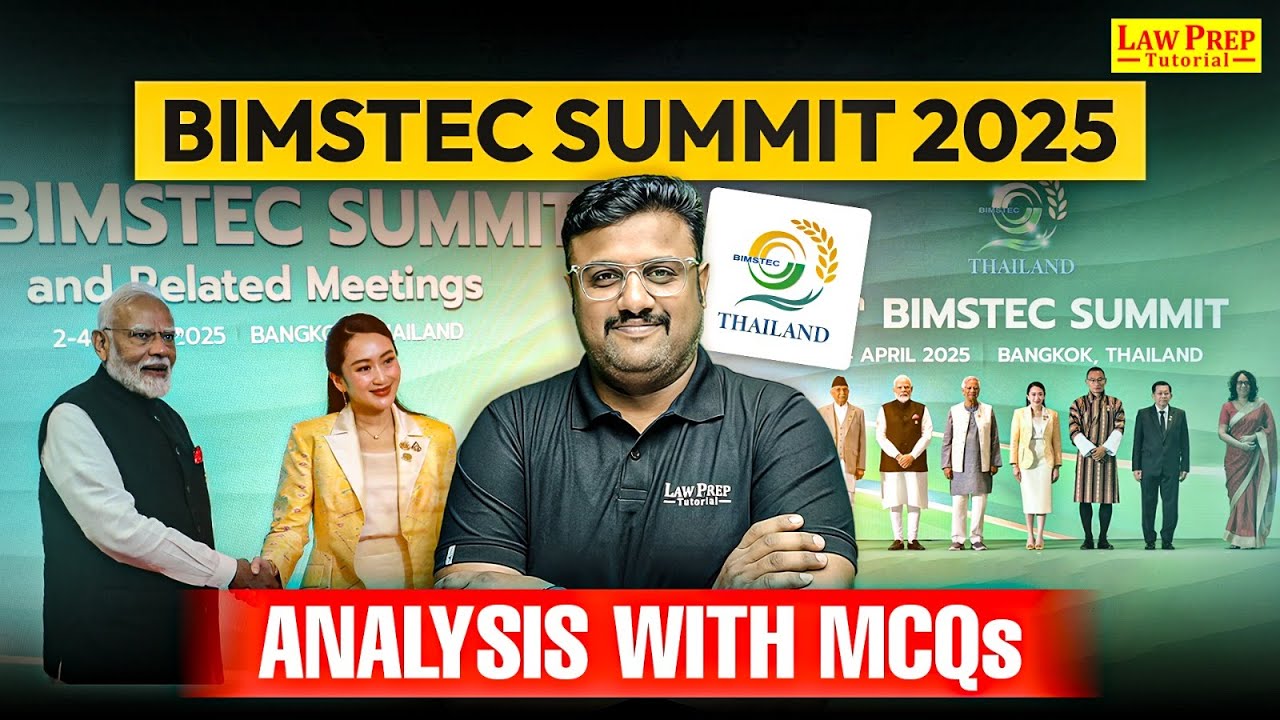 BIMSTEC Summit 2025: Explanation with MCQs | GK Backlogs for CLAT | Current Affairs for CLAT 2026