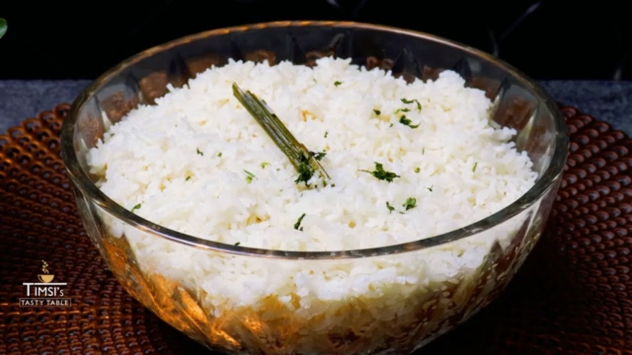 Thai Coconut rice recipe! Easy Lemongrass Coconut Rice Recipe!