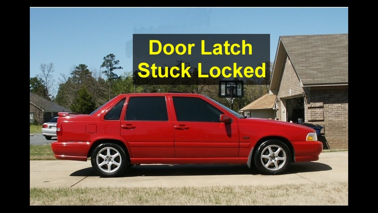 Stuck door latch Volvo S70, V70 XC70 Part 2 of 3, latch examination, door will not open. - VOTD