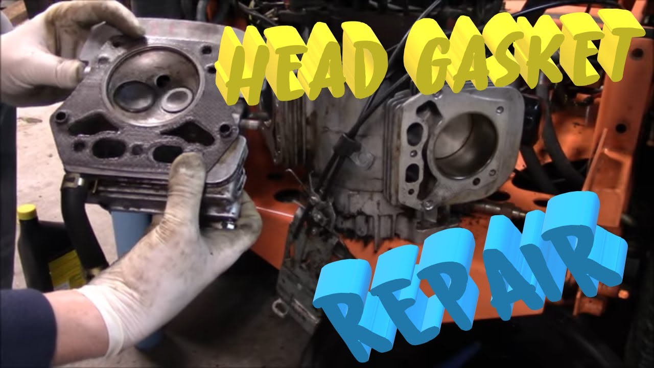 Replacing the head gaskets on a 19hp Kawasaki engine