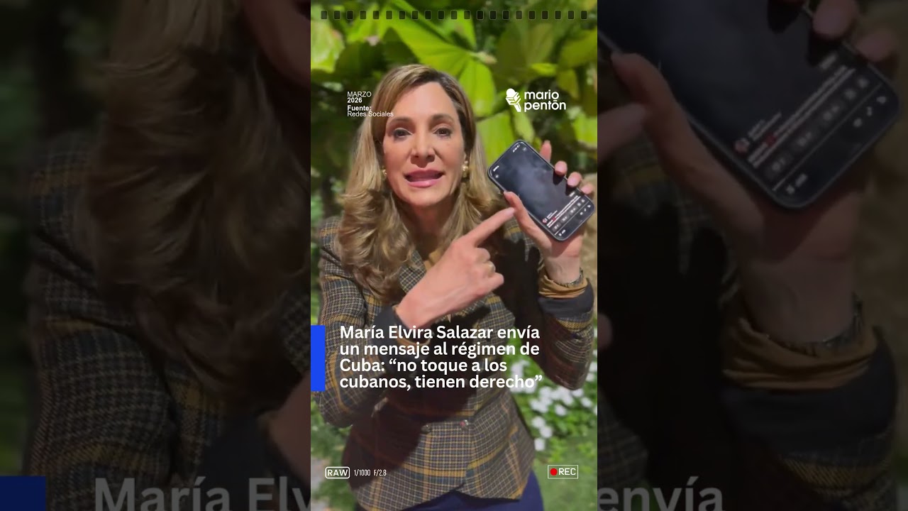 🔴#ultimahora Mar&iacute;a Elvira Salazar env&iacute;a un mensaje al r&eacute;gimen de Cuba