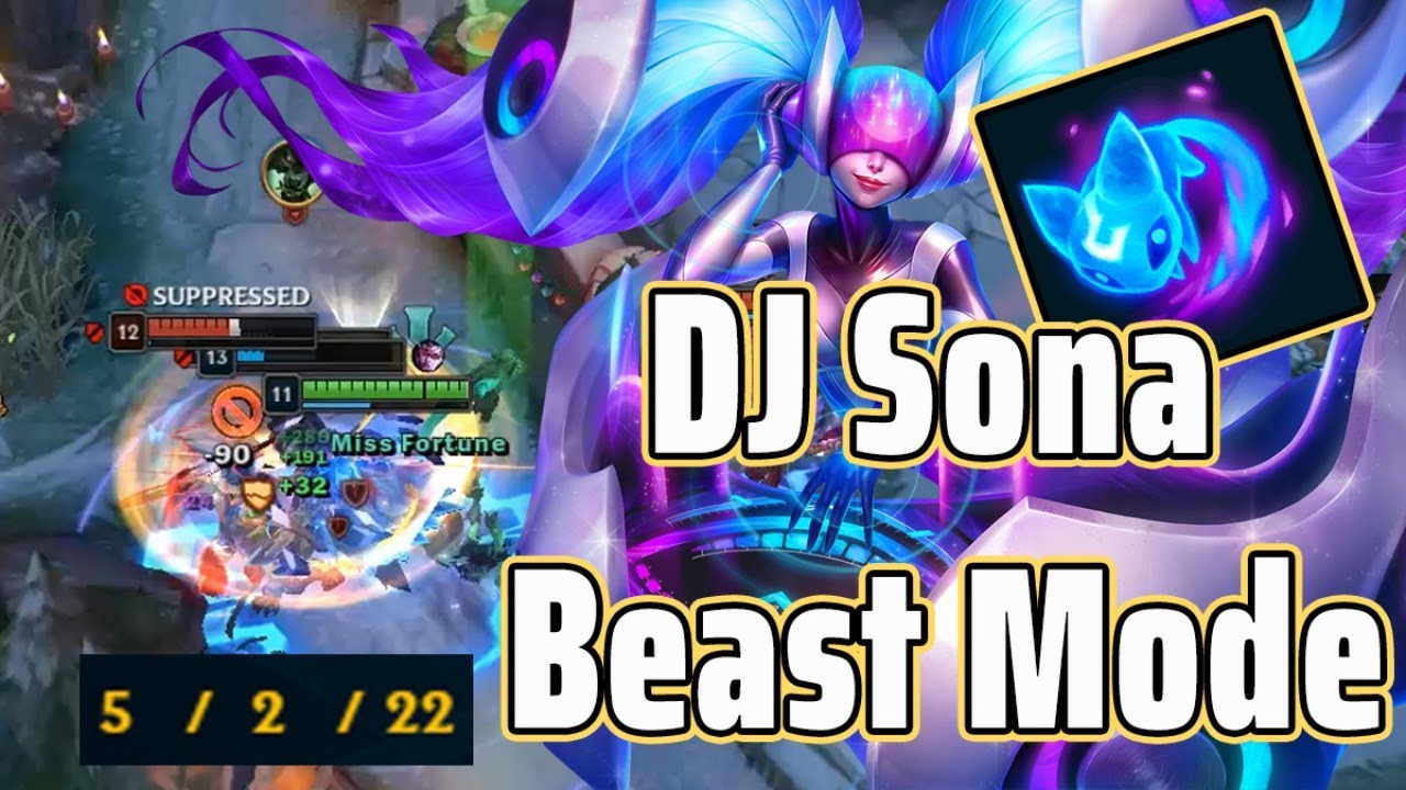 League of Legends Sona Support And MF ADC Season 8 New Runes Full Gameplay ( 2017 )