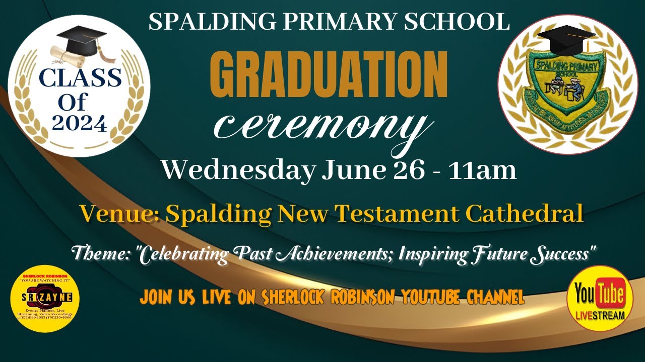 Spalding Primary School Graduation Ceremony @ Spalding New Testament June 26, 2024 @ 11am