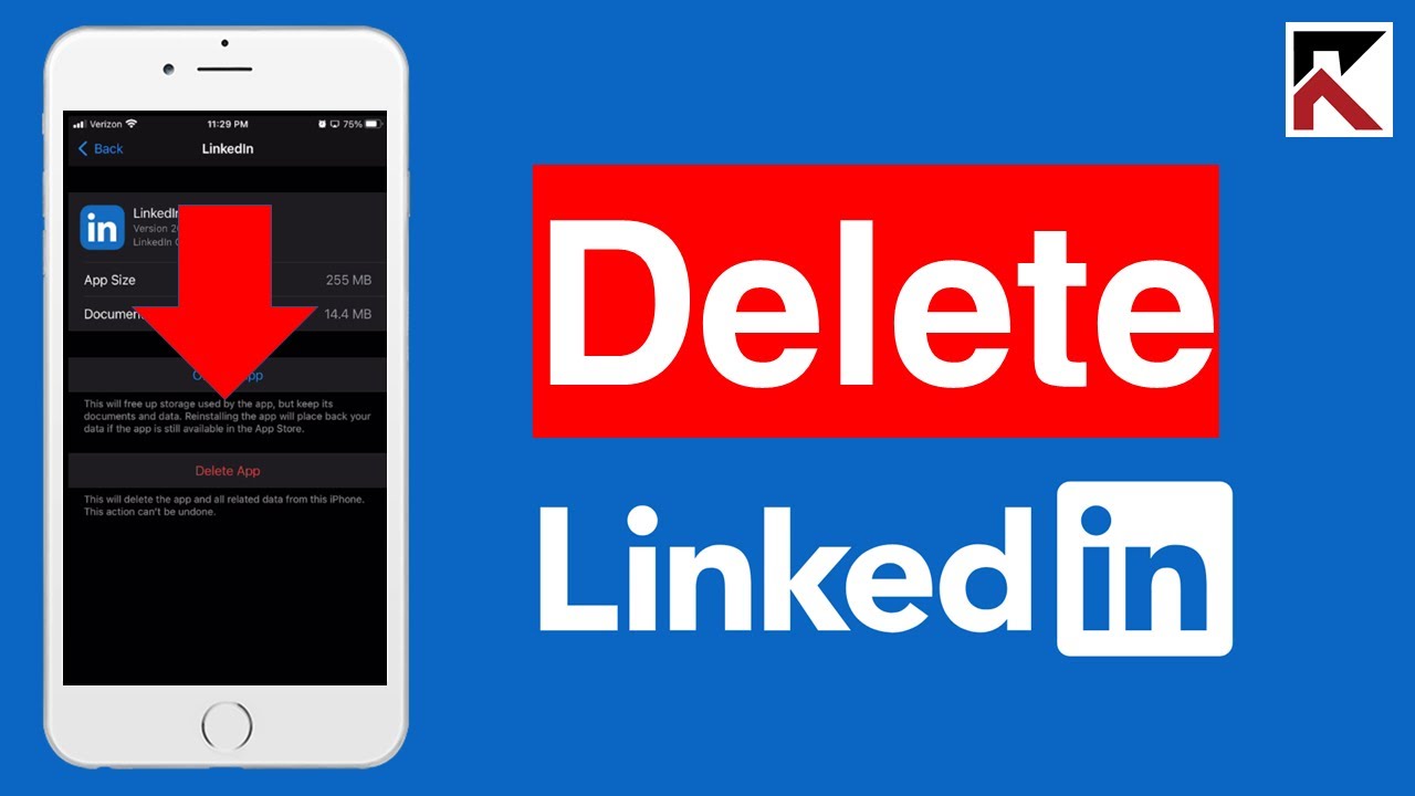How To Delete LinkedIn App iPhone
