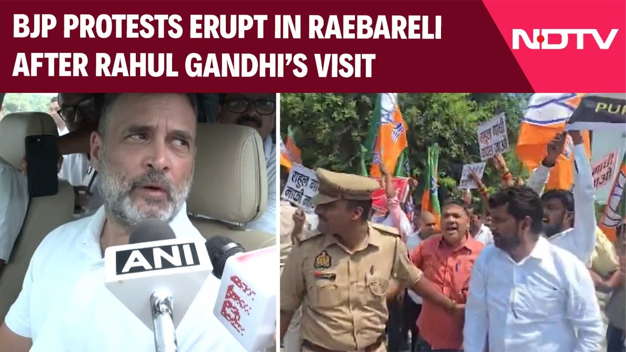 Vote Theft Row | Rahul Gandhi in Raebareli | BJP Protests Erupt Over Remarks on PM Modi&rsquo;s Mother