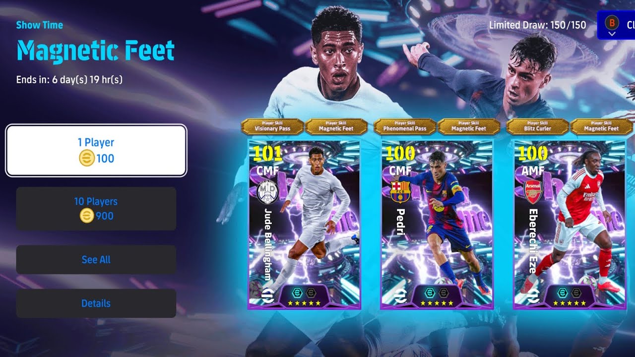 eFootball 2026 Server ON! Nuova Abilità Magnetic Feet, Pool ShowTime e Doppi POTW
