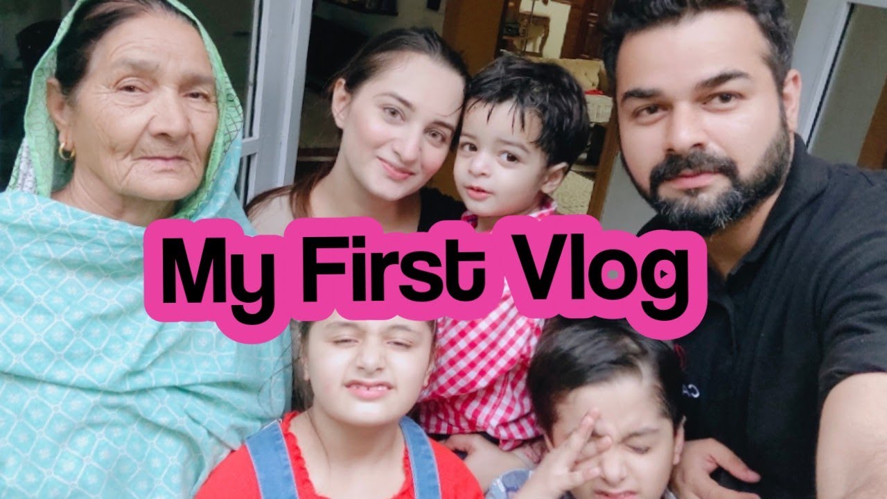 My First Vlog # 1 funny family Vlog Habiba Choudhary