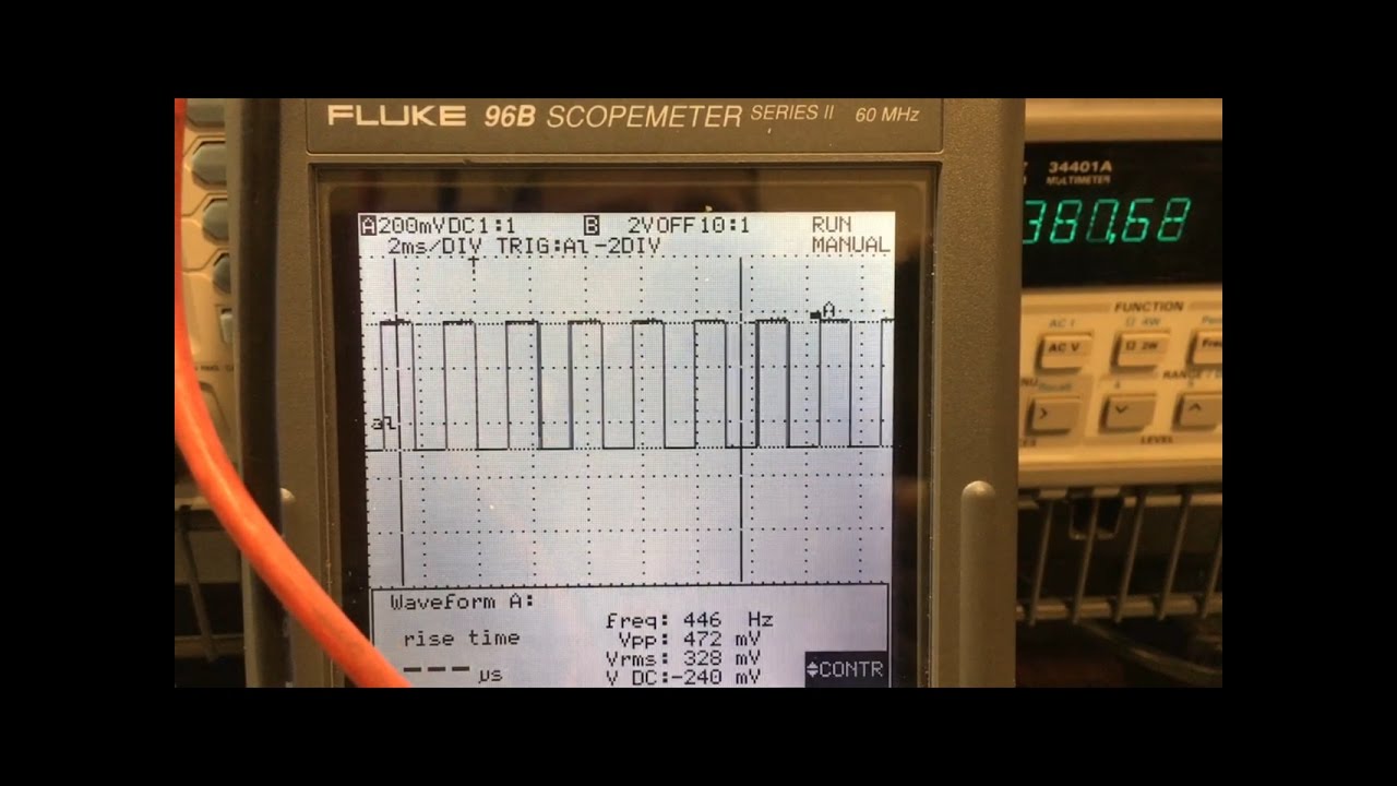 Тестирование осциллографа Fluke 96B серии II ScopeMeter