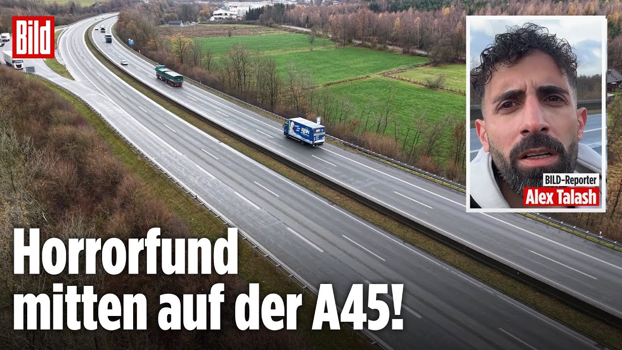 NRW: Zwei abgetrennte Frauenh&auml;nde auf Autobahn entdeckt