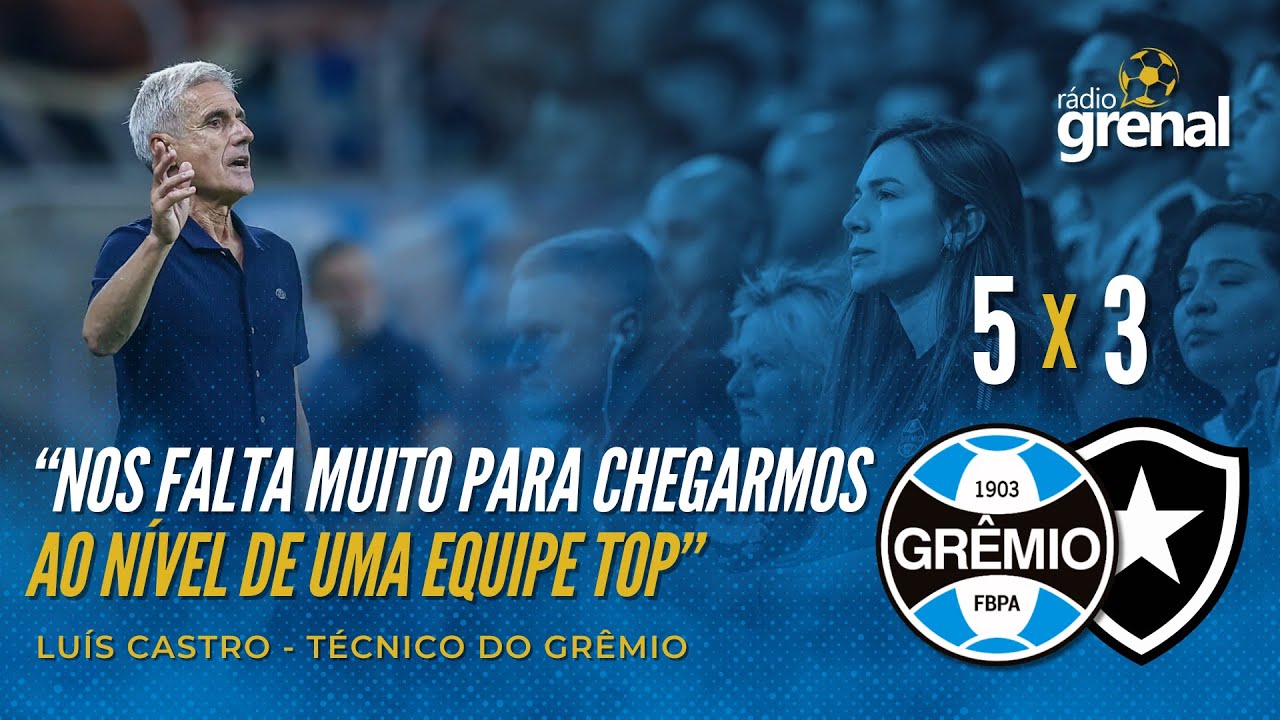 COLETIVA DE LUÍS CASTRO - TÉCNICO DO GRÊMIO | GRÊMIO (5) X (3) BOTAFOGO | BRASILEIRÃO | 04/02/2026