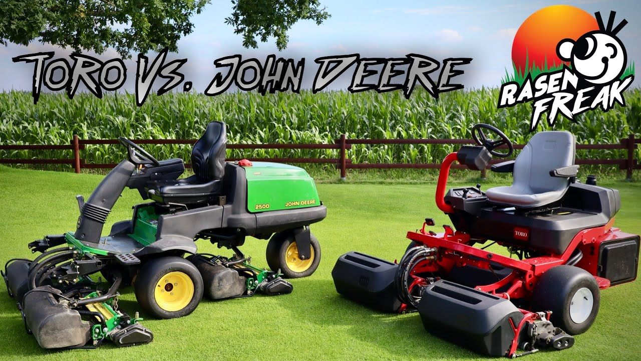 Der Golfplatz SPINDELMÄHER VERGLEICH - wer gewinnt?