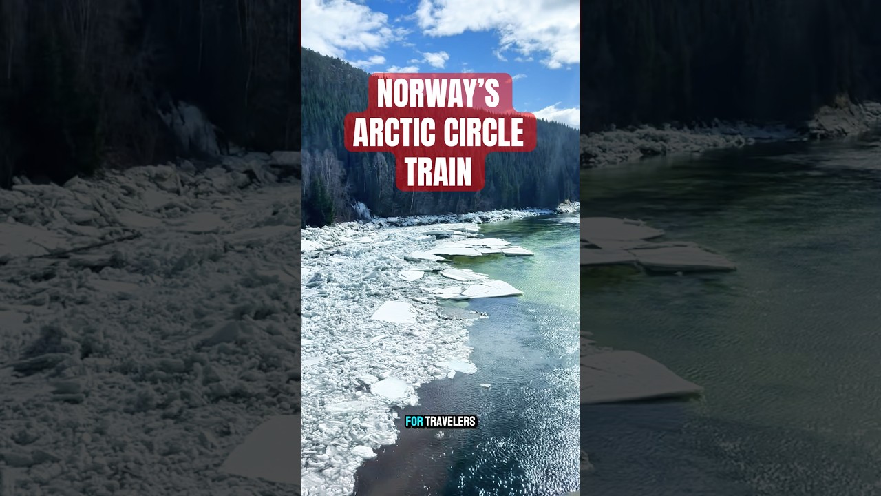 10 hour arctic circle train in Norway! From Trondheim to Bod&oslash; #travel #norway #trains #arcticcircle