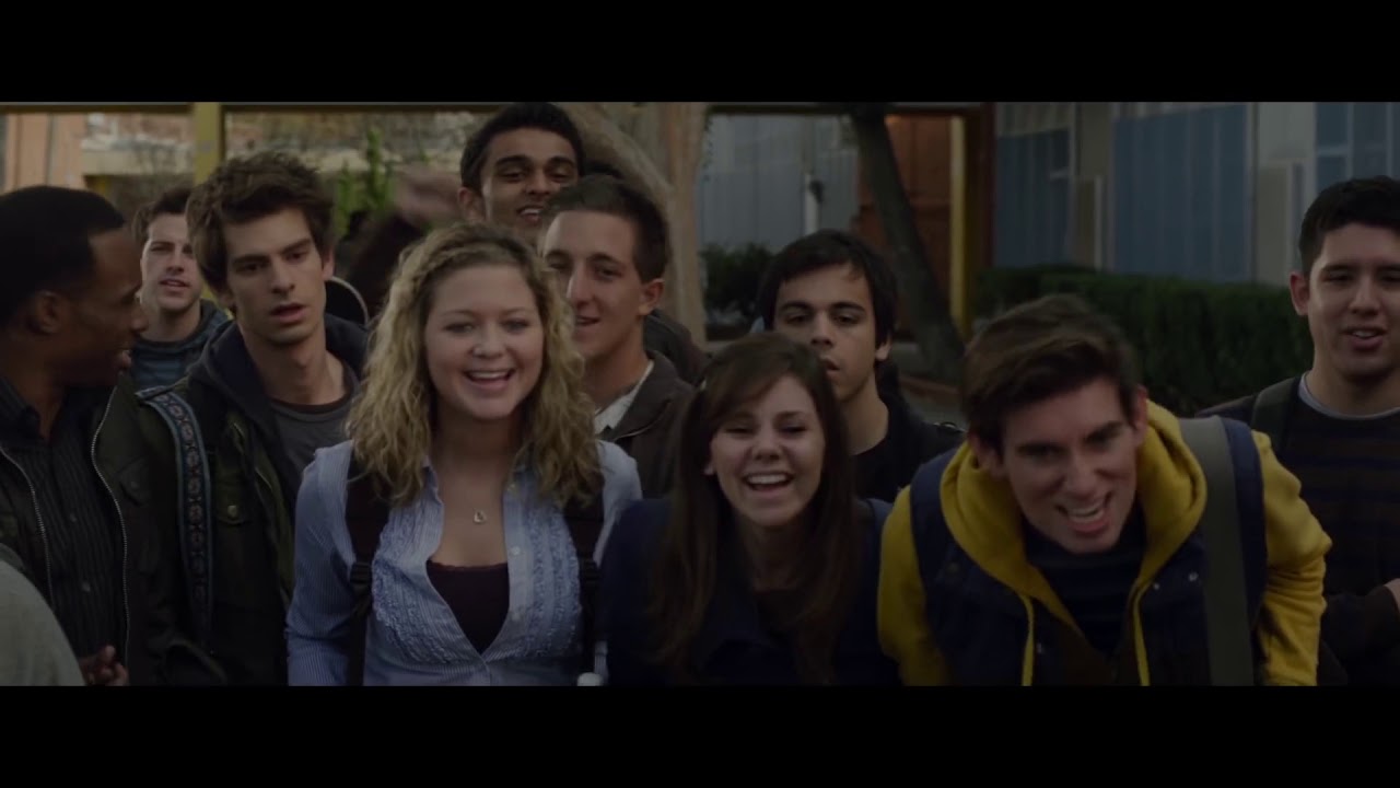 Peter Parker vs Flash   High School life The Amazing Spider Man 2012 Movie  HDTrim