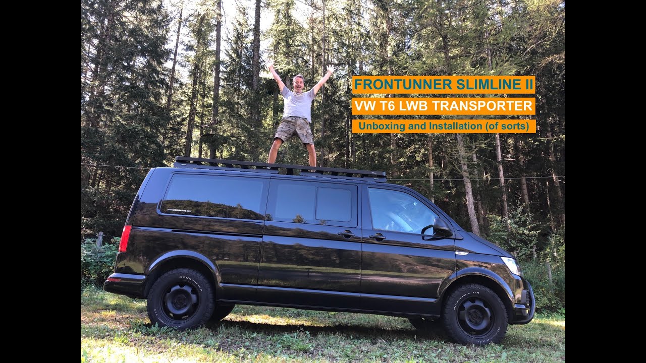 Frontrunner Slimline II roof rack VW T6 - Unboxing and installing