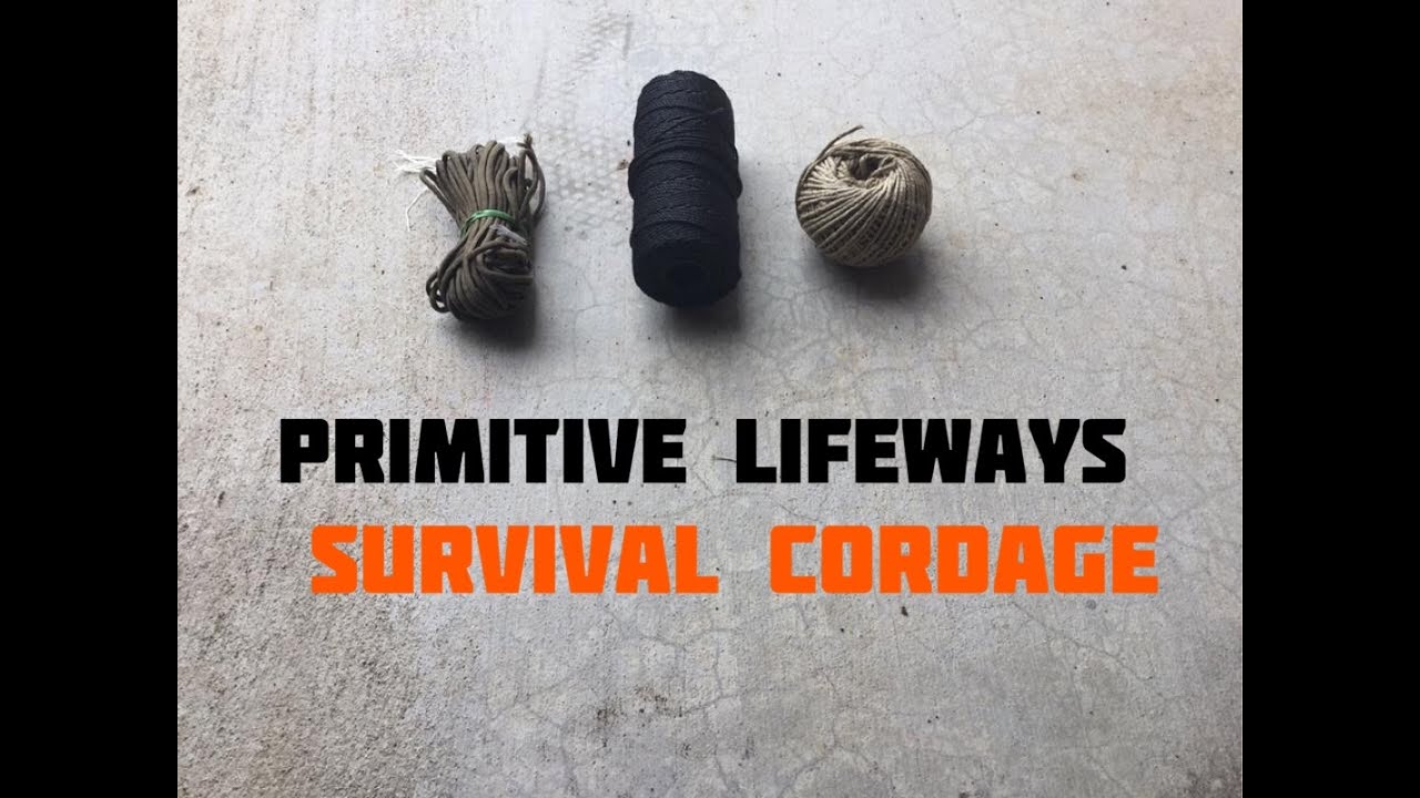 Survival Rope and Natural Fiber