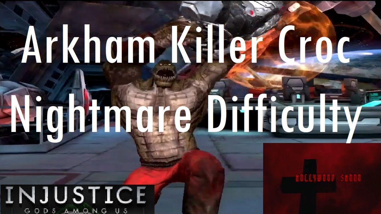 Injustice Gods Among Us iOS - Arkham Killer Croc Challenge Nightmare