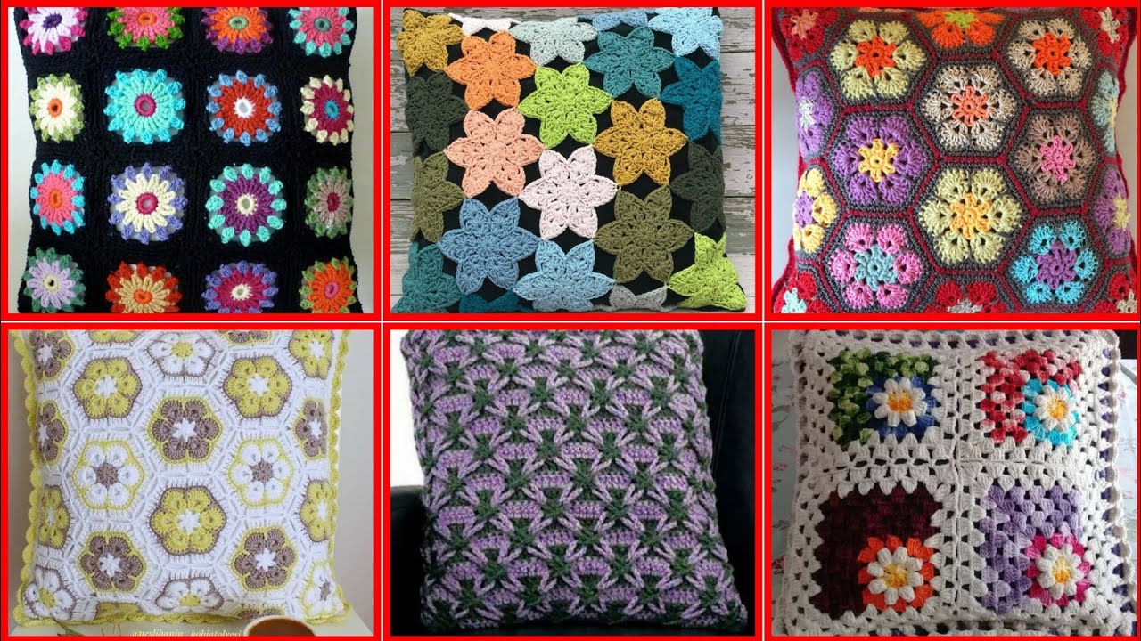 Handmade Crochet Cushion Covers Patterns Free Diy Idea Projects Beginners
