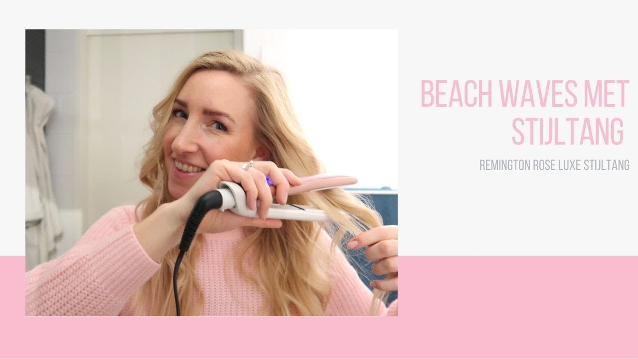 Remington Rose Luxe stijltang testen - Beach waves