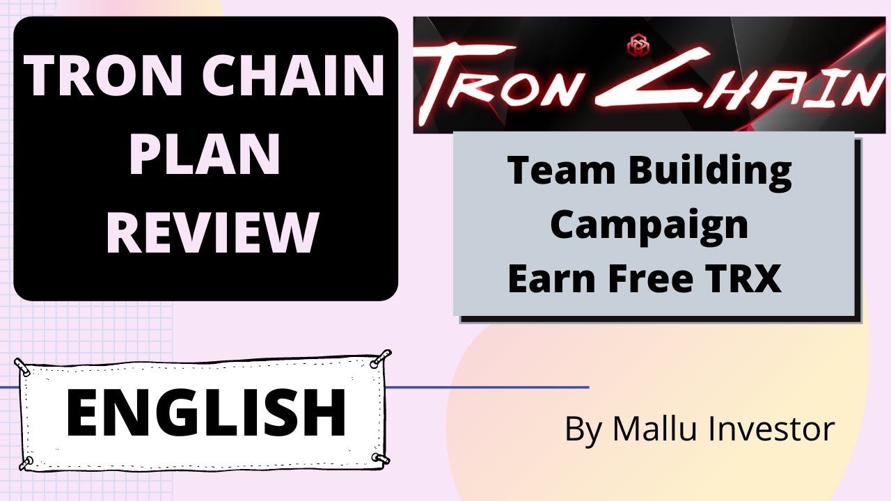 TRON CHAIN Trxchain.io ENGLISH | Daily Passive income |Free TRX team building campaign|Level Income