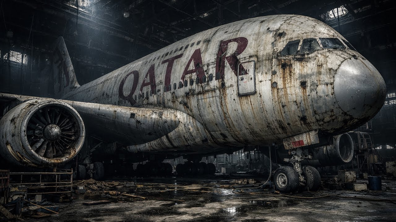 ASMR Qatar Airways Airbus A380 2015 Restoration | Full Rebuild from Abandoned to Like New ✈️