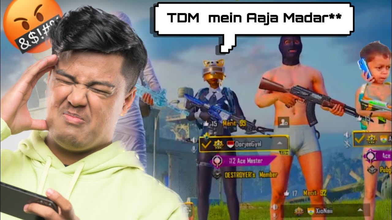 My Random Teammate’s Got Angry And Challenge Us On A | TDM MATCH | And This Happend
