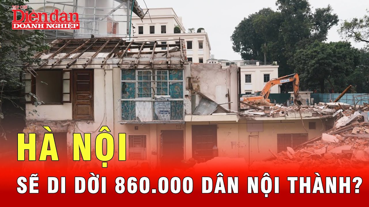Đô thị Hà Nội sẽ ra sao nếu di dời hơn 860.000 dân nội thành ra ngoài? | Tin tức 24h